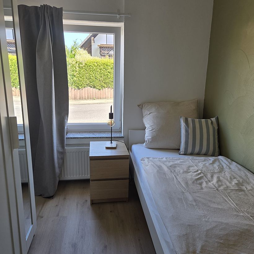 Schlafzimmer 1 – Apartment 2, „Kroppacher Schweiz“ in Müschenbach