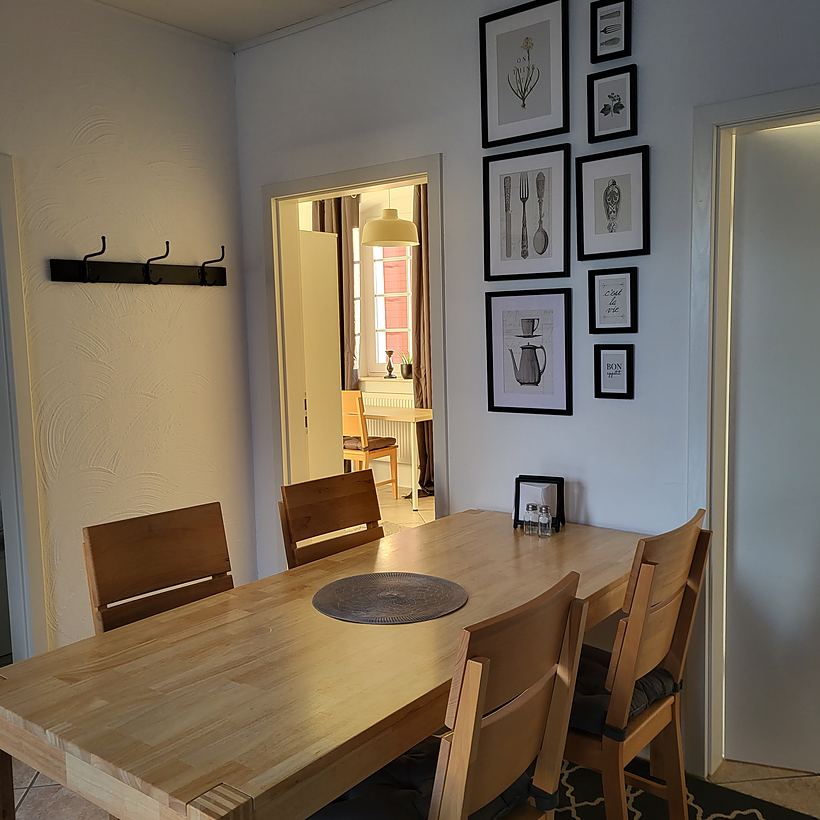 Essbereich – Apartment 3, Erdgeschoss in Mündersbach
