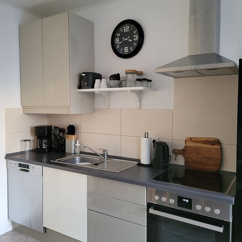 Küche – Apartment 3, Erdgeschoss in Mündersbach