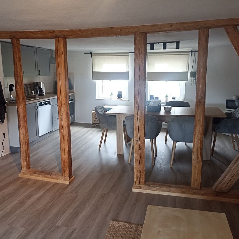 Essbereich – Apartment 1, „Am Weiherplatz“ in Norken