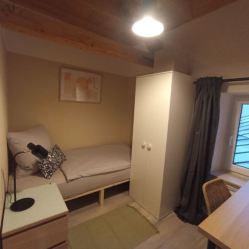 Schlafzimmer 3 – Apartment 2, „Am Weiherplatz“ in Norken