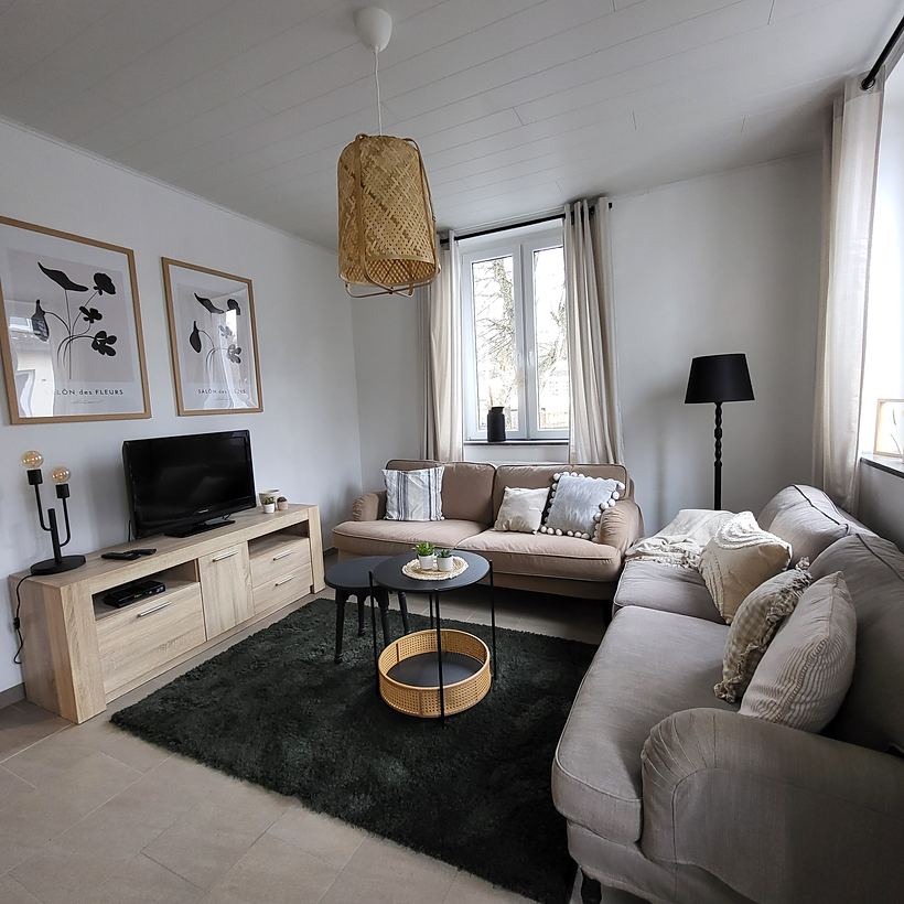 Wohnbereich – Apartment 3, „Am Weiherplatz“ in Norken