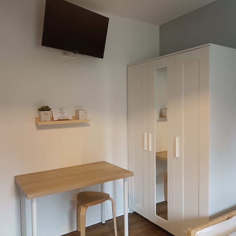 Schlafzimmer 4 (2 von 2) – Apartment „Zur Tenne“, Norken